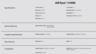 AMD, 게이밍 노트북용 8코어 16스레드 'AMD 라이젠 9 4900H 시리즈' 공개