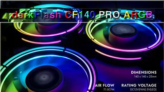 darkFlash CF140 PRO ARGB + darkFlash ARGB Master RC1 REMOTE KIT 사용기