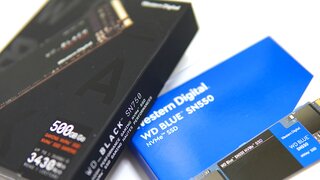 WD BLACK SN750 SSD & WD BLUE SN550 SSD