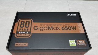 잘만 GigaMax 650W 80PLUS Bronze 230V EU 컴퓨터파워서플라이 사용기