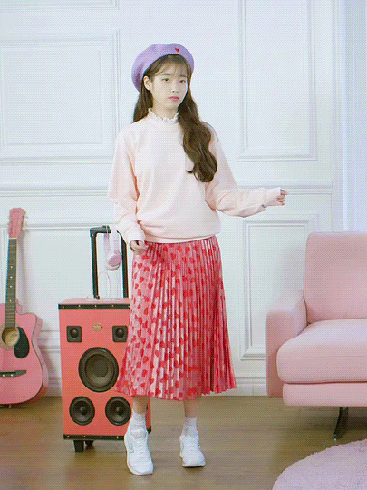 흥겨운 아이유.gif | 인스티즈