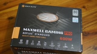맥스엘리트 MAXWELL GAMING PRO 600W 80PLUS STANDARD 플랫 파워서플라이