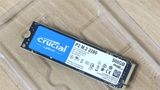 마이크론 Crucial P2 NVMe SSD 추천! GAMING B550 PLUS (WI-FI) 대원CTS 사용기