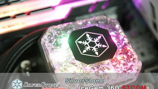 보석 느낌 그대로! SilverStone IceGem 360 STCOM