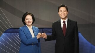 내곡동·세금폭탄·광화문…朴-吳, 마지막 토론서도 난타전