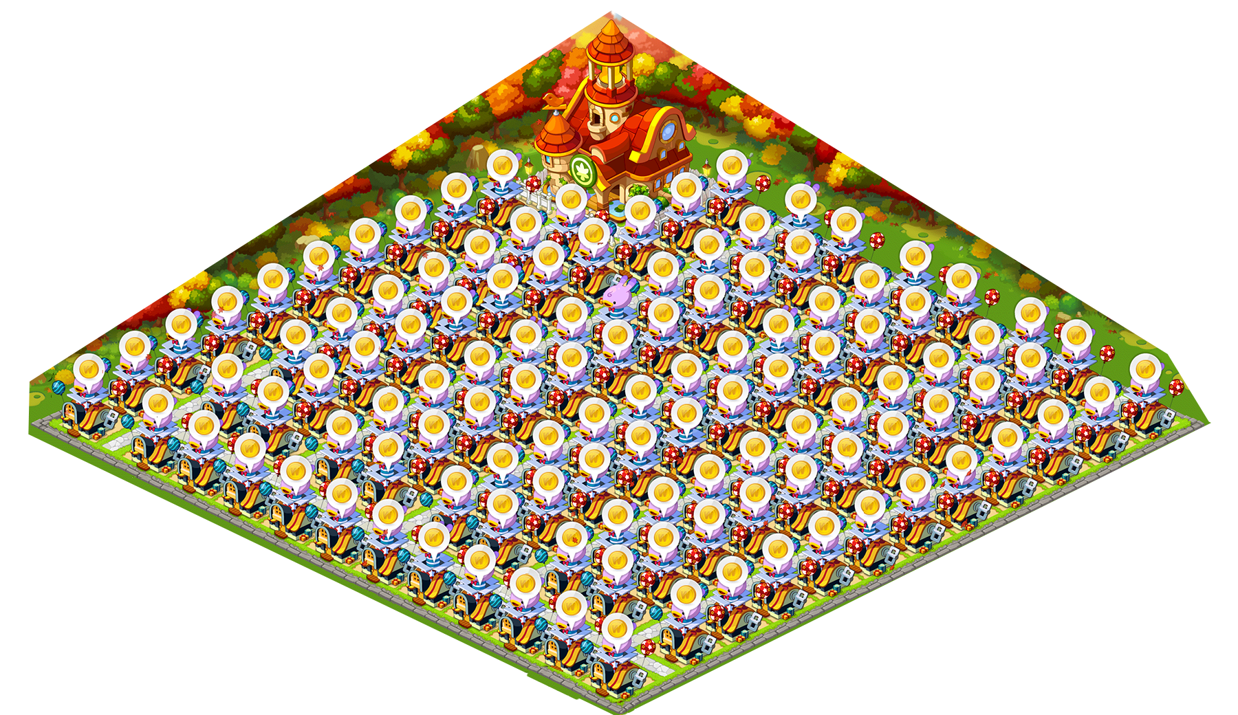 몬스터라이프 깜풍집 99+@ 배치법 | 메이플 인벤