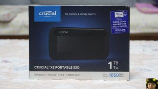 마이크론 Crucal X8 Portable SSD 1TB 아스크텍 리뷰