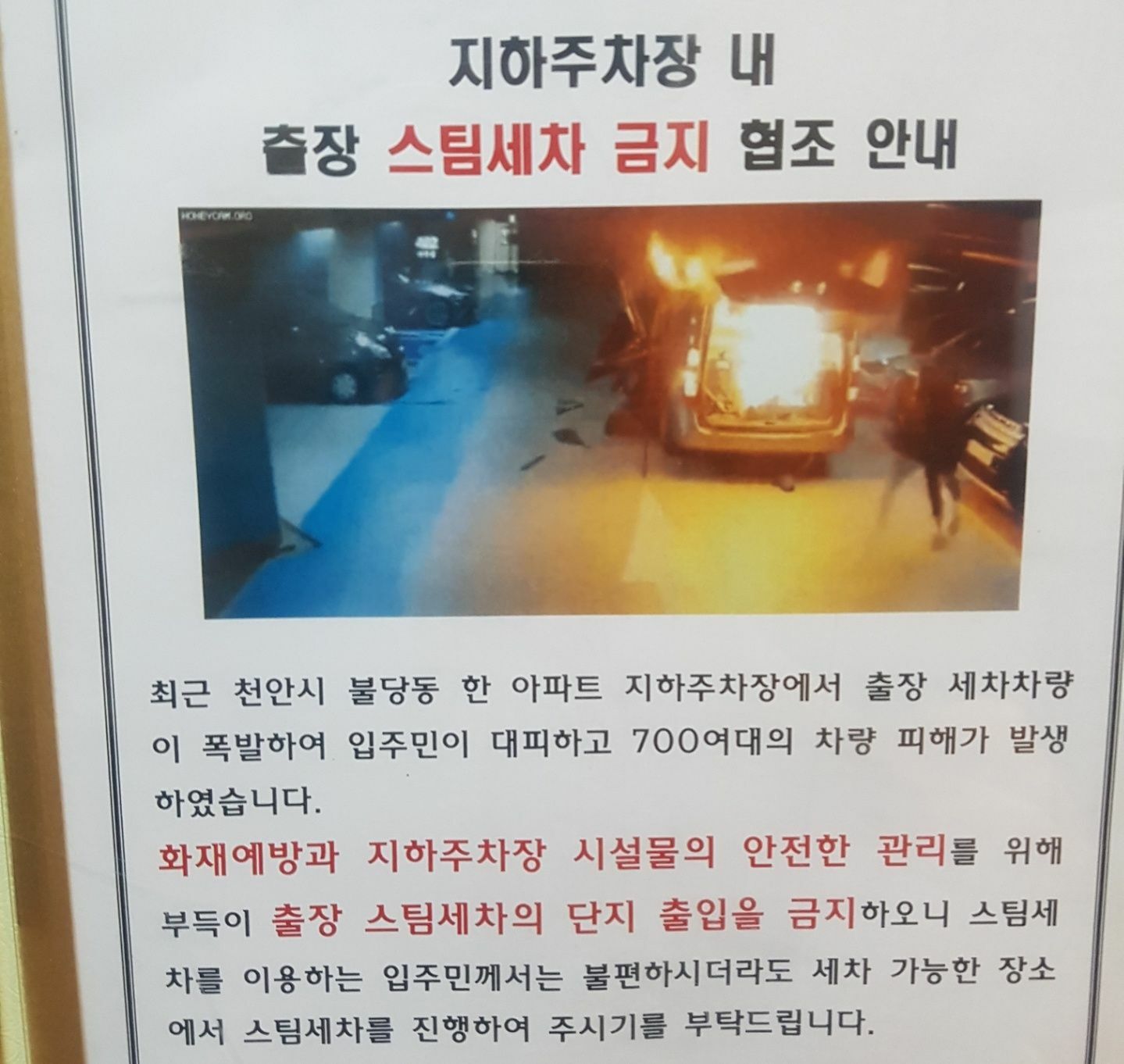 출장 스팀세차 근황 - 오픈이슈갤러리 - 인벤 출장 스팀세차 근황