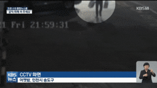 몰래 요소수 놔두고 가는 시민들 CCTV 장면