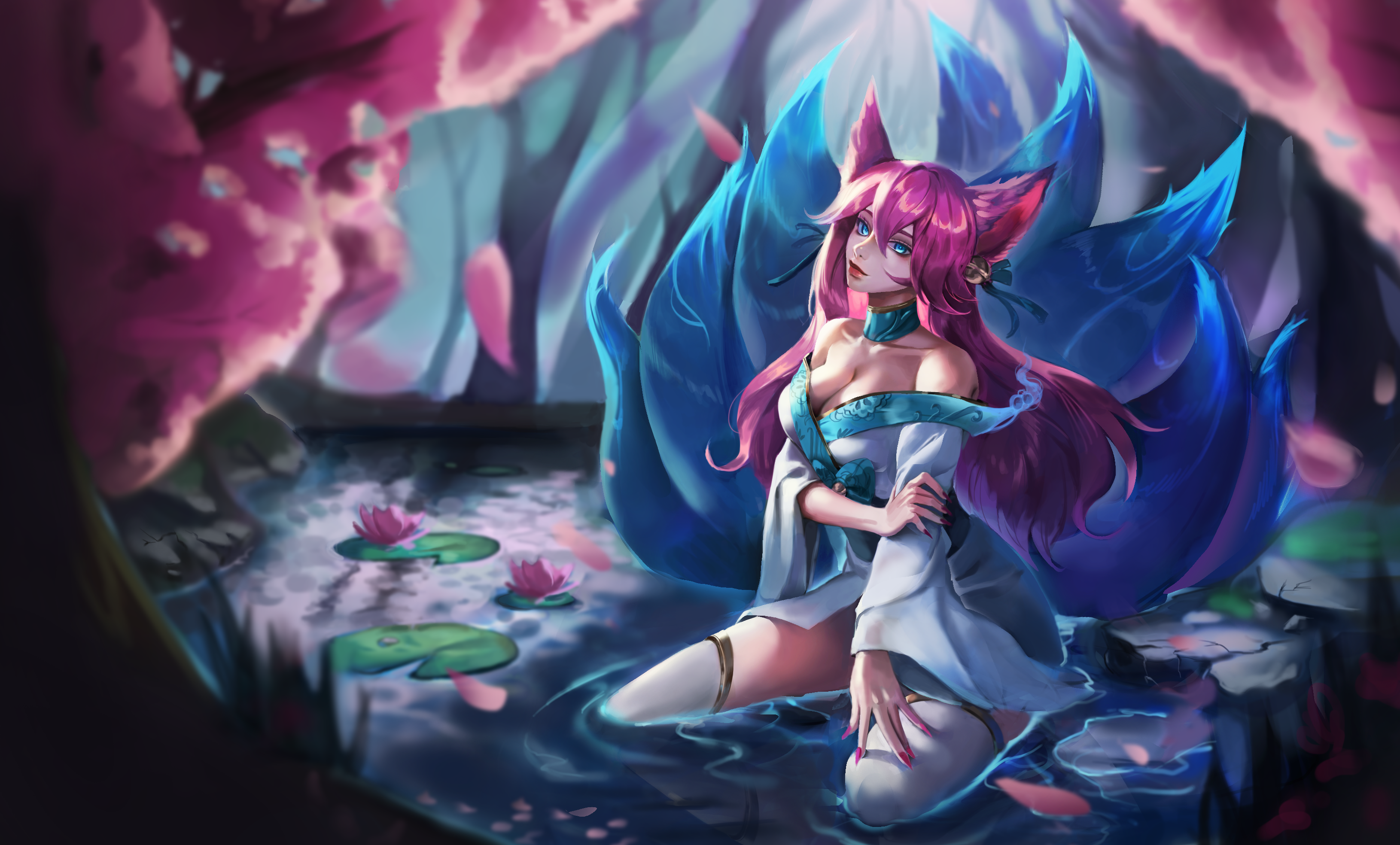 리그오브레전드 인벤 : 영혼의 꽃 아리 - LoL 팬아트/카툰 게시판 영혼의 꽃 아리