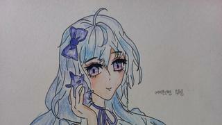 재업)오늘 그린것+오랜만에 리퀘 합니다!