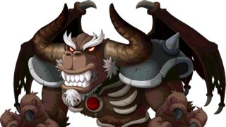 마왕발록 의인화 그려봤습니다