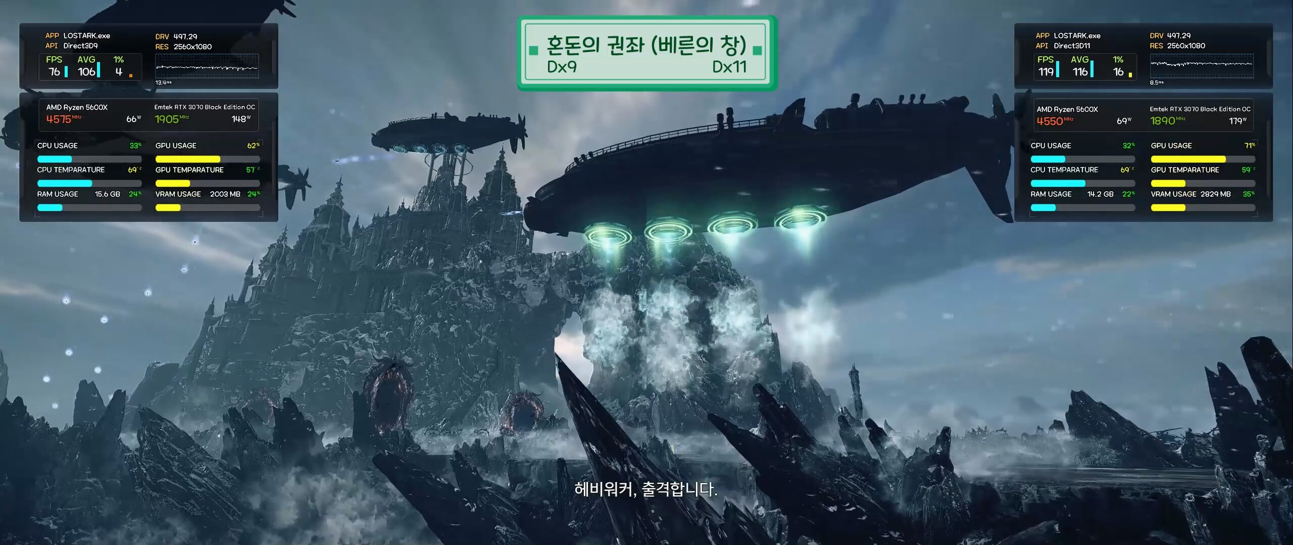 다이렉트X 11 사용해야 할까? 일단 전환하고 체험하자! | 로아 인벤