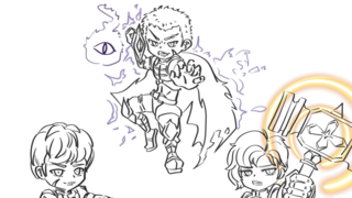 모험가 리워크 기념낙서 - 전사