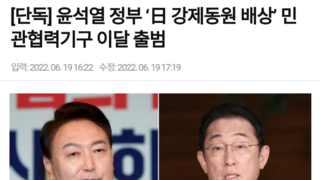[단독] 윤석열 정부 ‘日 강제동원 배상’ 민관협력기구 이달 출범