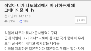 [딴지펌] 석열아 니가 나토회의에서 따 당하는게 왜 코메디인줄 아냐?.txt