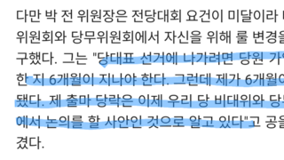 박지현이 당무위원회 의결을 공개적으로 언급한 이유
