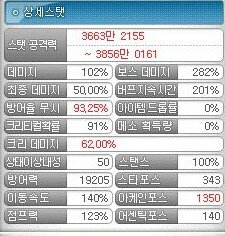 해방스펙 | 메이플 인벤 해방스펙 | 메이플 인벤