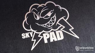 SkyPAD Glass 3.0 XL 강화유리 게이밍 마우스 패드 (블랙 클라우드)
