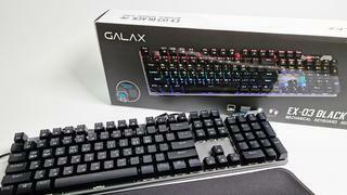 갤럭시 갤라즈 GALAX EX-03 게이밍 LED 청축 키보드