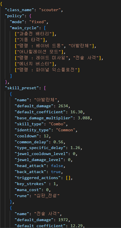 기술스카 Dps계산기 | 로아 인벤