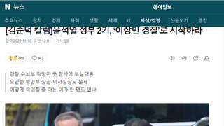 윤석열 정부 2기, ‘이상민 경질’로 시작하라