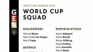 카타르 월드컵 독일대표팀 최종명단 발표