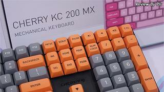 변형 백축과 투톤 컬러 PBT 키캡 적용 체리 키보드! - 체리 KC200 MX