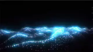 스크립트로 만드는 파티클 파도