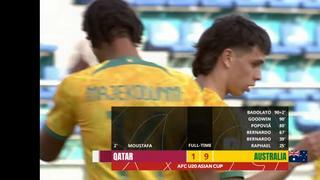 u20 아시안컵..호주.카타르에게 9대1 승리