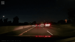 약혐))야간 고속도로 교통사고