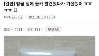 ???: 와.. 집에서 몰카 발견해서 기절했어ㅠㅠ