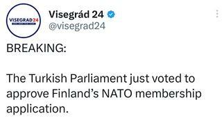 속보 핀란드 NATO 가입 승인
