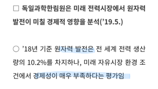 독일, 미래 전력시장 원자력 발전 전망(19년 5월)