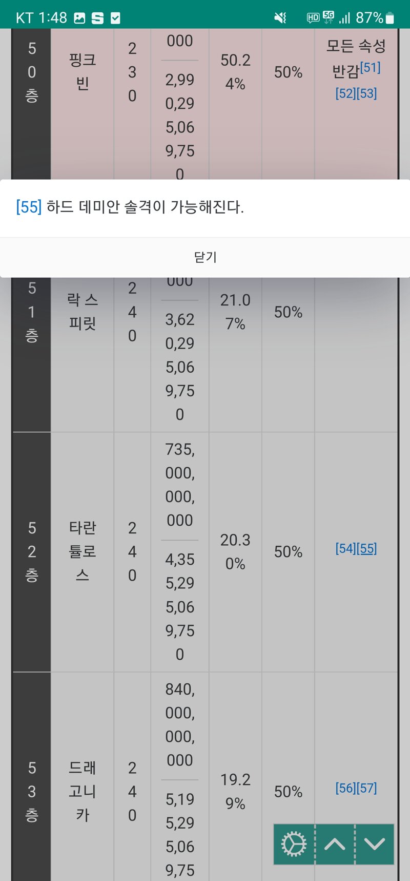 나무위키가 52층이면 하데미 잡는다는 소리함 | 메이플 인벤 나무위키가 52층이면 하데미 잡는다는 소리함 | 메이플 인벤