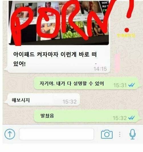 여친에게 야동 걸린 남친의 해명.Jpg | 피파4 인벤