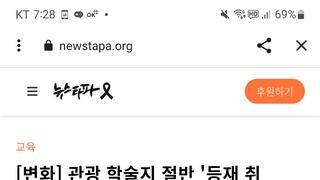 [변화] 관광 학술지 절반 '등재 취소'...'논문 게재율' 조작 확인 - 뉴스타파