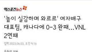 여자배구대표팀 vnl 대회 근황