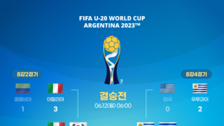 u20월드컵 4강 대진표 완성
