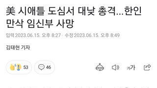 미국에서 또 대낮 총기난사 사건 한인 임신부 태아와 함께 사망