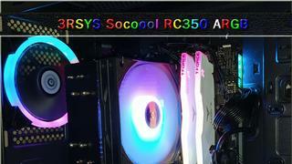 3RSYS Socoool RC350 ARGB (BLACK) CPU쿨러