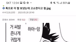 고소 당하게 생긴 디시인