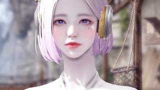 핑크보라단발 첫사랑? 느낌 실린