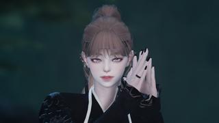 동양풍 포니테일 데런