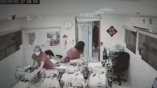 규모 7.2 지진이 덮친 대만의 병원 간호사들 대처