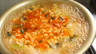 라면 떡볶이 김밥 우동 오뎅꼬치