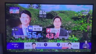 충남 천안 아산은 민주당이 이기고있습니다 !! 전부 승