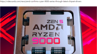 최근 배포된 칩셋 드라이버에서 Ryzen 9000 시리즈 항목 발견