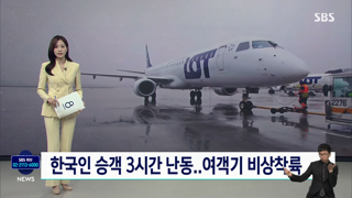 한국인 여성, 3시간 기내 난동에 비상착륙