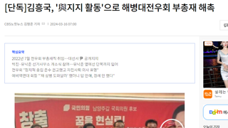 김흥국, '與지지 활동'으로 해병대전우회 부총재 해촉